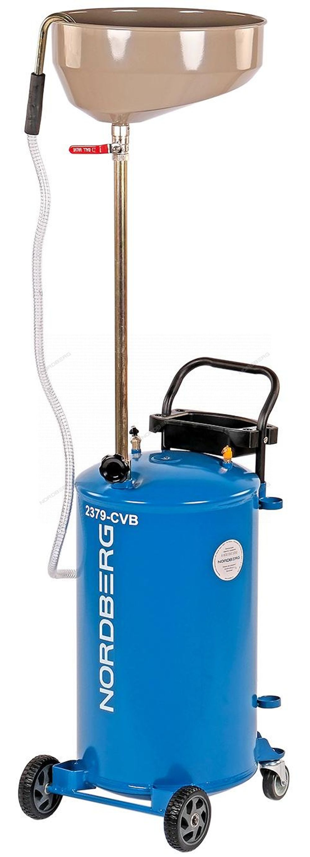 NORDBERG (2379-CVB) Установка для сбора масла пневматическая, 65 л, синяя