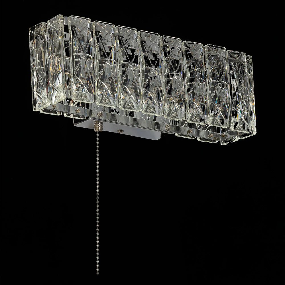 Citilux PALANT CL325312 LED Бра хрустальное с выключателем Хром