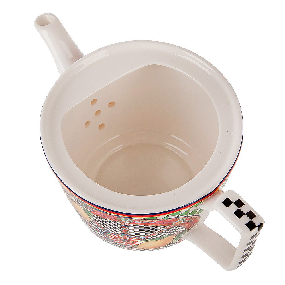 Чайник "Sicilia Limone" v=650мл (фарфор) (подарочная упаковка)