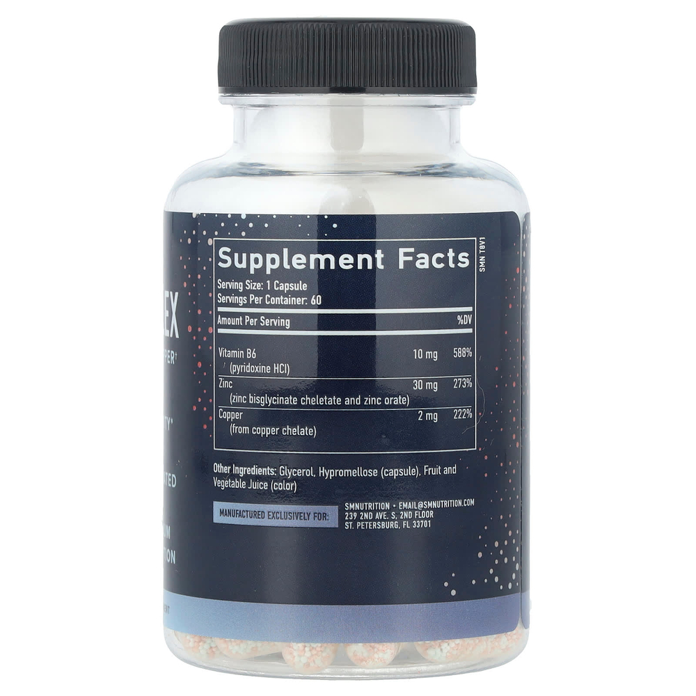 SMNutrition, Zinc Complex, 60 капсул