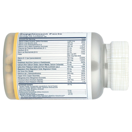 Solaray, Women's Golden Multivitamin, 90 капсул