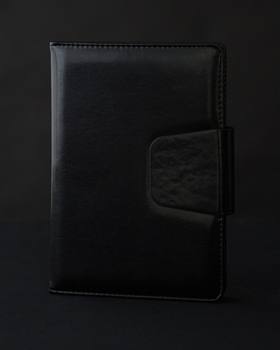 Набор с гравировкой: Ежедневник и ручка Parker Jotter XL Grey CT (черный с клапаном)