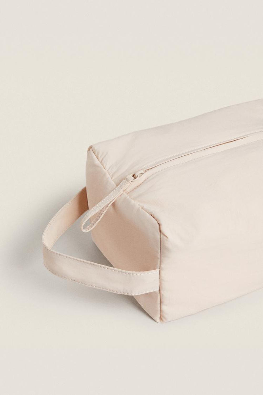 ZARA HOME БОЛЬШАЯ КОСМЕТИЧКА ИЗ ТЕХНИЧЕСКОЙ ТКАНИ, СВЕТЛО-РОЗОВЫЙ