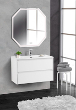 Тумба подвесная с раковиной BelBagno KRAFT 39-800/390-2C-SO-BO