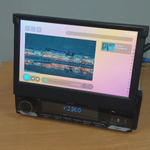 Автомагнитола Bos-Mini BOS-N776S DSP Android/2+32GB Выездной экран.