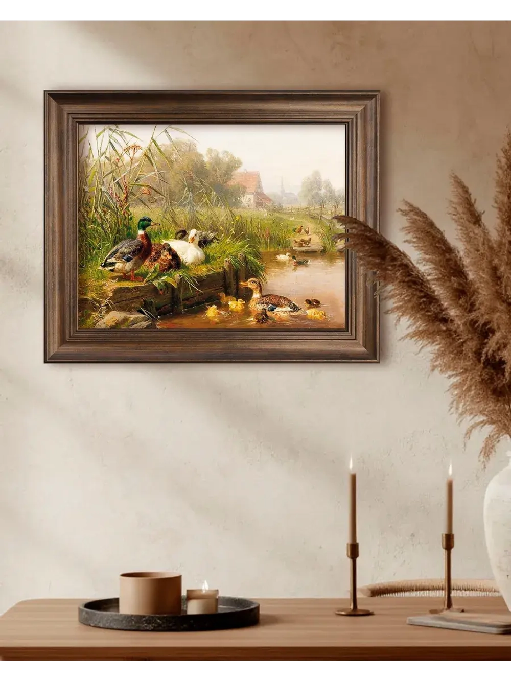 Картина интерьерная на холсте в раме 25*31 см