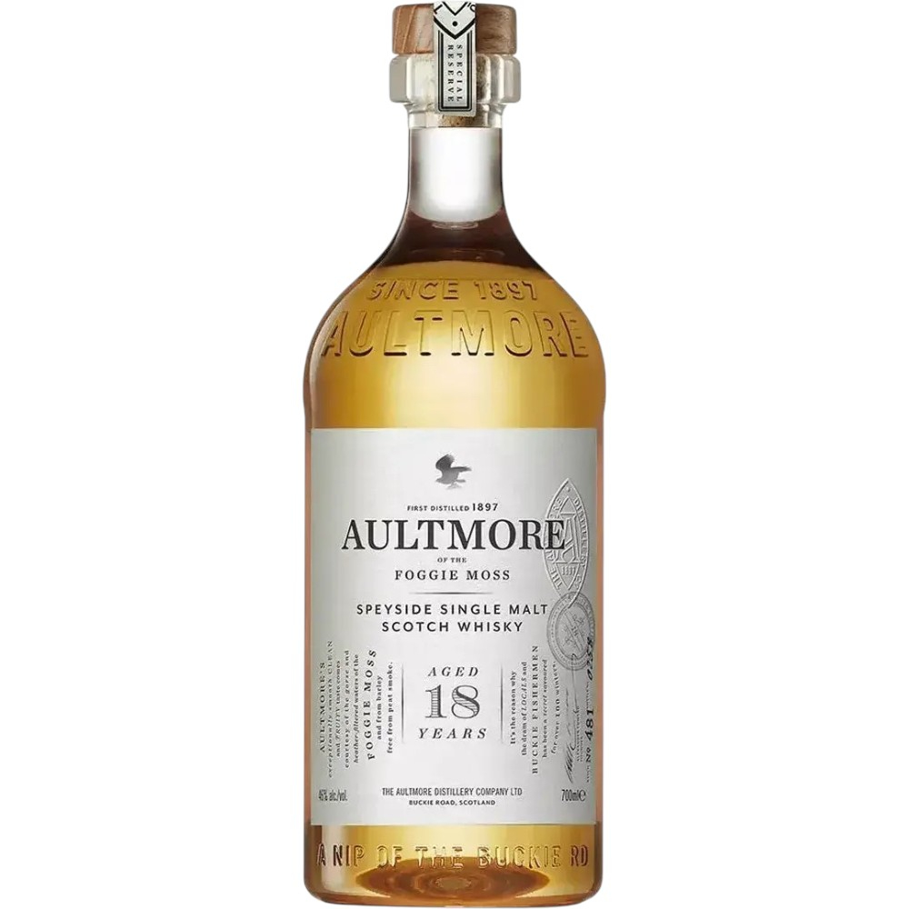 Виски Aultmore 18 Y.O. 0,75 л. В тубе
