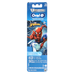 Oral-B, Сменные насадки-щетки, сверхмягкие, для детей от 3 лет, «Человек-паук», 2 шт. В упаковке
