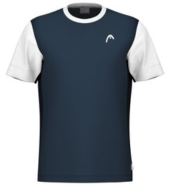 Футболка для мальчика теннисная Head Boys Slice - небесный