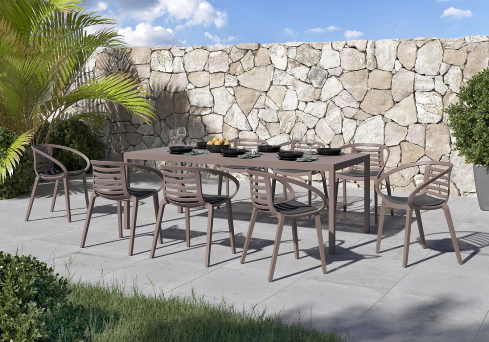 Кресло пластиковое с обивкой Papatya Mambo Soft