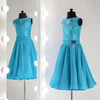 Laura 8-01-02-C | Платье для спортивных бальных танцев | Vasileva Dance