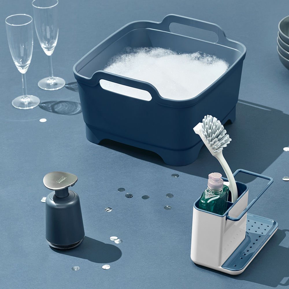Контейнер для мытья посуды wash&drain™, синий