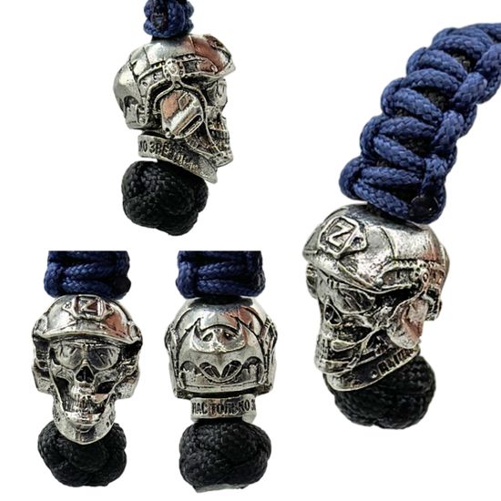 Темляк парракорд с бусиной Военная разведка «Выше нас только звёзды»