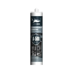 JINGSHA A-500 Кислотно-прозрачный силиконовый герметик для стекла и зеркал - эластичный, устойчивый к плесени, 300 мл