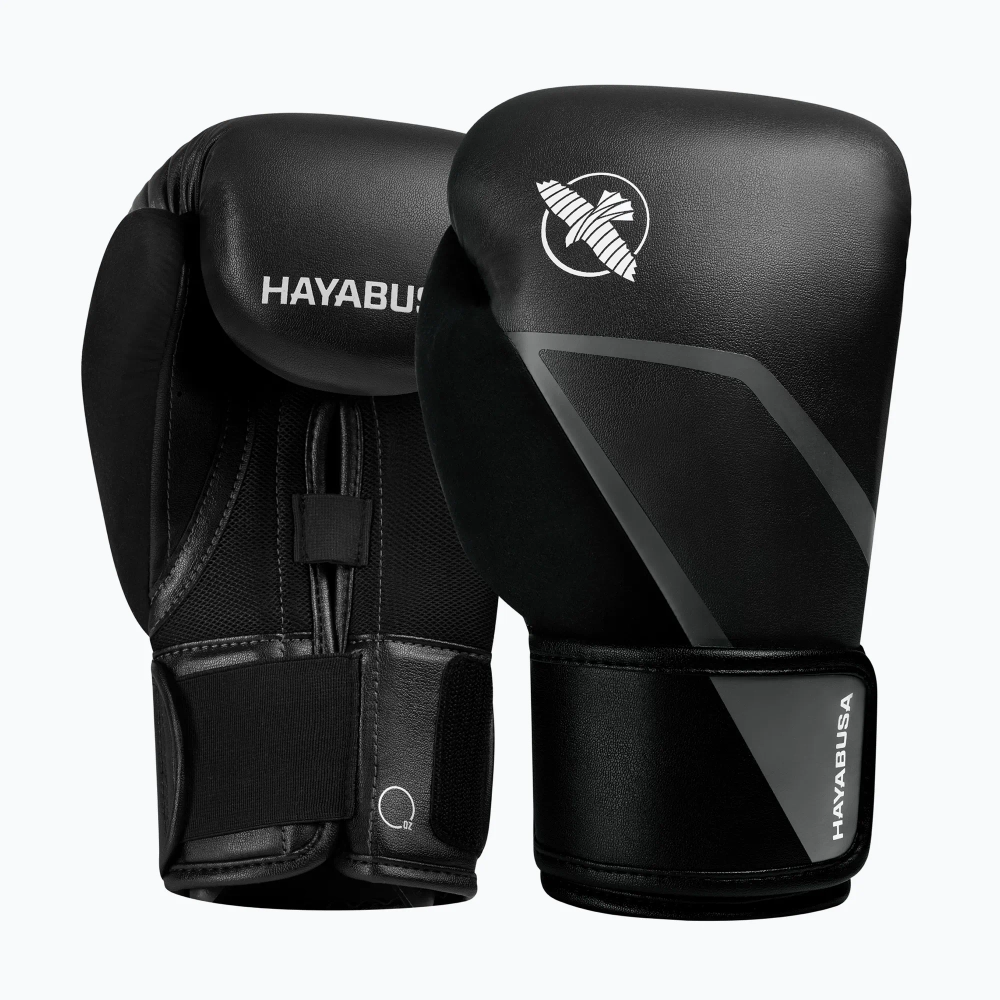 Боксёрские перчатки Hayabusa E1 Boxing black/grey