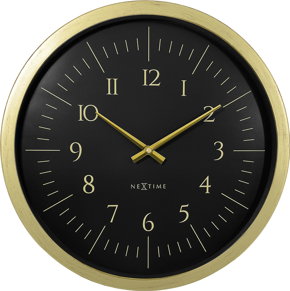 Настенные часы NeXtime Galaxy, пластик, 40 см, белые