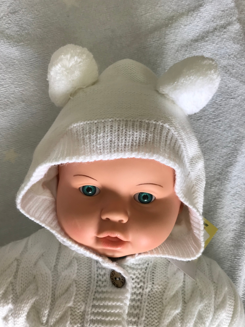 Комбинезон на кнопках вязаный с подкладом (Мамина радость) (Размер: 26)