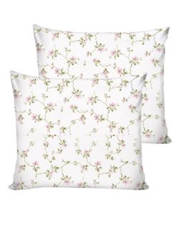 Постельное белье сатин Milky Garden "Весна" 2-спальное Наволочка 70x70 см 2 шт Простынь 240x215 см Пододеяльник 175x215 см