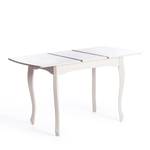 Стол CATERINA PROVENCE  бук, мдф, 100+30x70x75 см, Ivory white