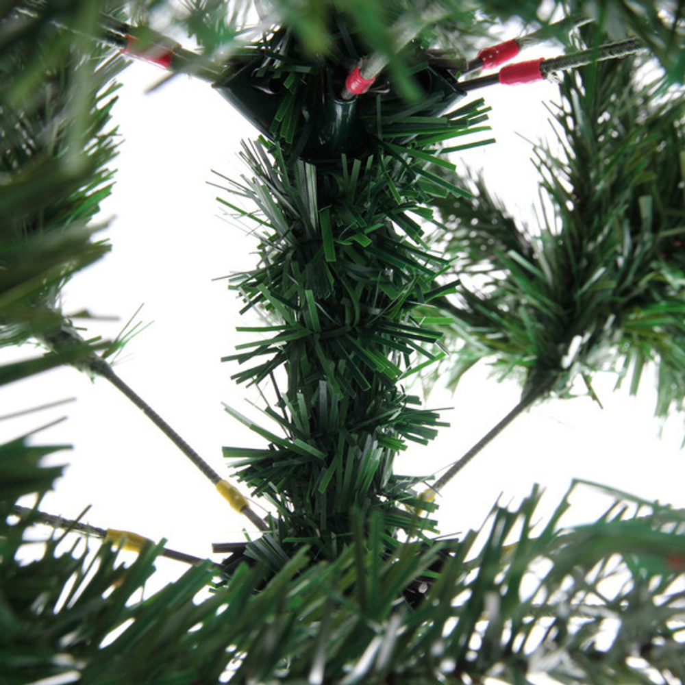 Ёлка «Лесное утро» 120 см, ПВХ с шишками и ягодами (248 веток)