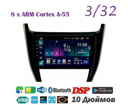 Topway TS18 3+32GB 8 ядер для Toyota Harrier 2017-2020