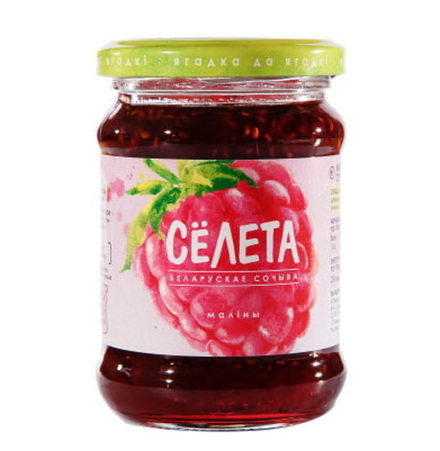 Варенье "Сёлета" 300г. Малина Слуцк
