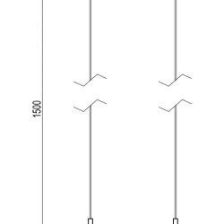 Подвес ART-APRIORI-HANG-TUBE-L1500 (BK) (Arlight, IP20 Металл, 3 года) 049326