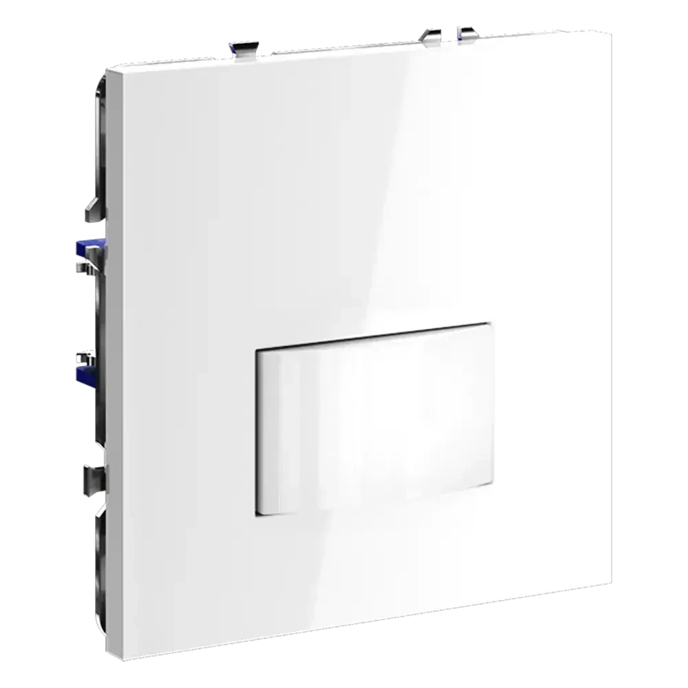 Датчик движения встраиваемый VOLTUM S70, (белый глянцевый)