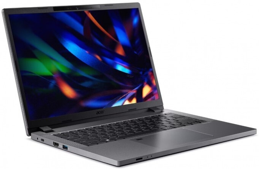 Ноутбук  Acer TravelMate TMP214-55-G2-597S 14 ", Core i5, 16 Гб RAM, 512 Гб SSD, Iris Xe Graphics, Серебристый
