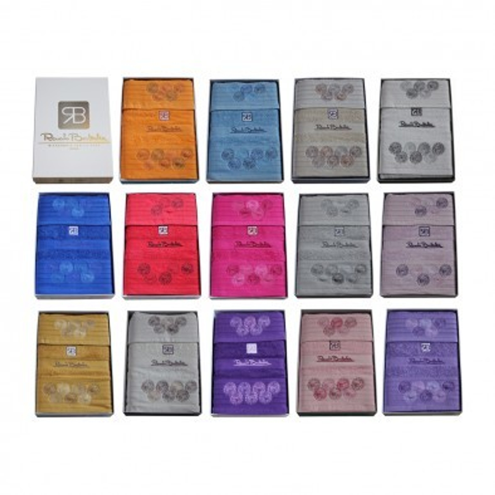 Набор полотенец 2шт Renato Balestra Сандра Fuxia малиновый