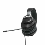 Компьютерная гарнитура JBL Quantum 100, черные, игровые наушники проводные