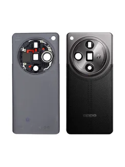 Задняя крышка для Oppo Find X7 Ultra Черная (Black) со стеклом камеры