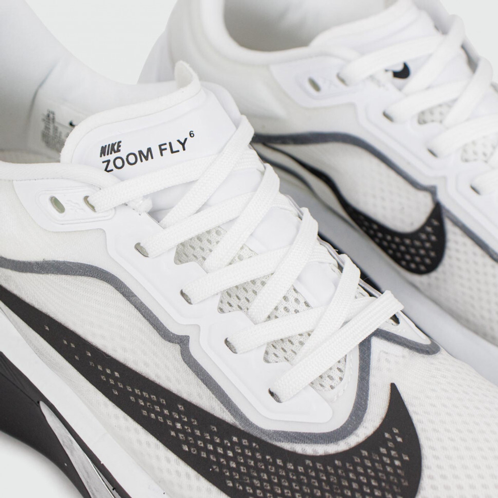 кроссовки Nike Zoom Fly 6 White / Black Wmns FN8454-100