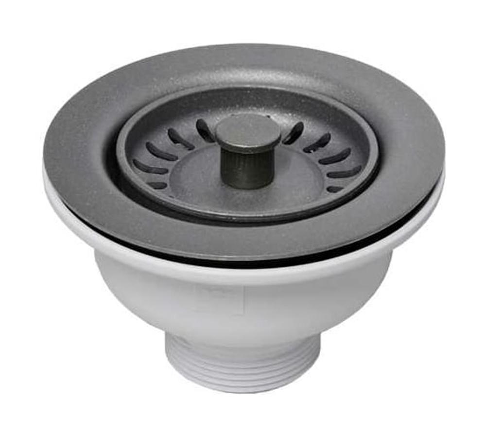 ВЫПУСК ДЛЯ СИФОНА ф40-113мм цвет-мат лава черн.фак..гранит h=70мм McAlpine MRSKW7-MLB (1160644)