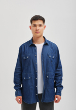 Рубашка мужская Denim DARK BLUE