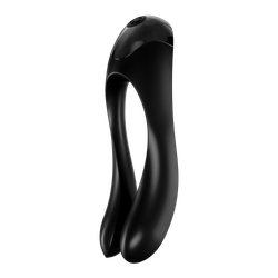 Вибратор на палец Satisfyer Candy Cane, черный