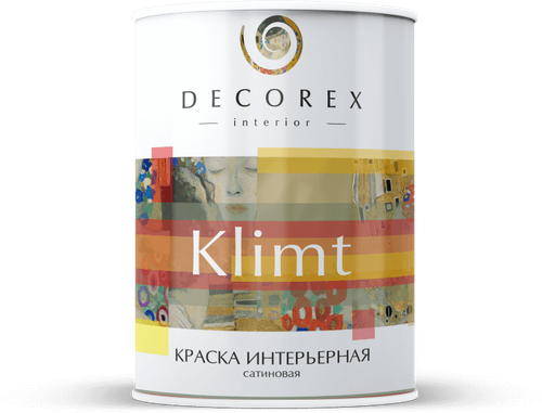 КРАСКА ИНТЕРЬЕРНАЯ DECOREX KLIMT САТИНОВАЯ БАЗА А В 1КГ