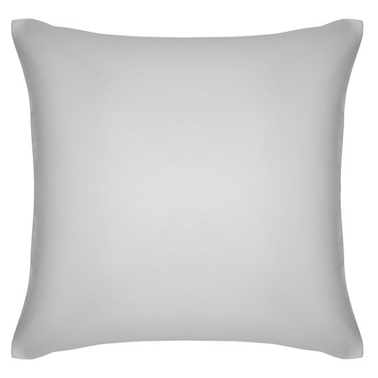 Набор из двух наволочек  из умягченного сатина серого цвета из коллекции essential, 70х70 см