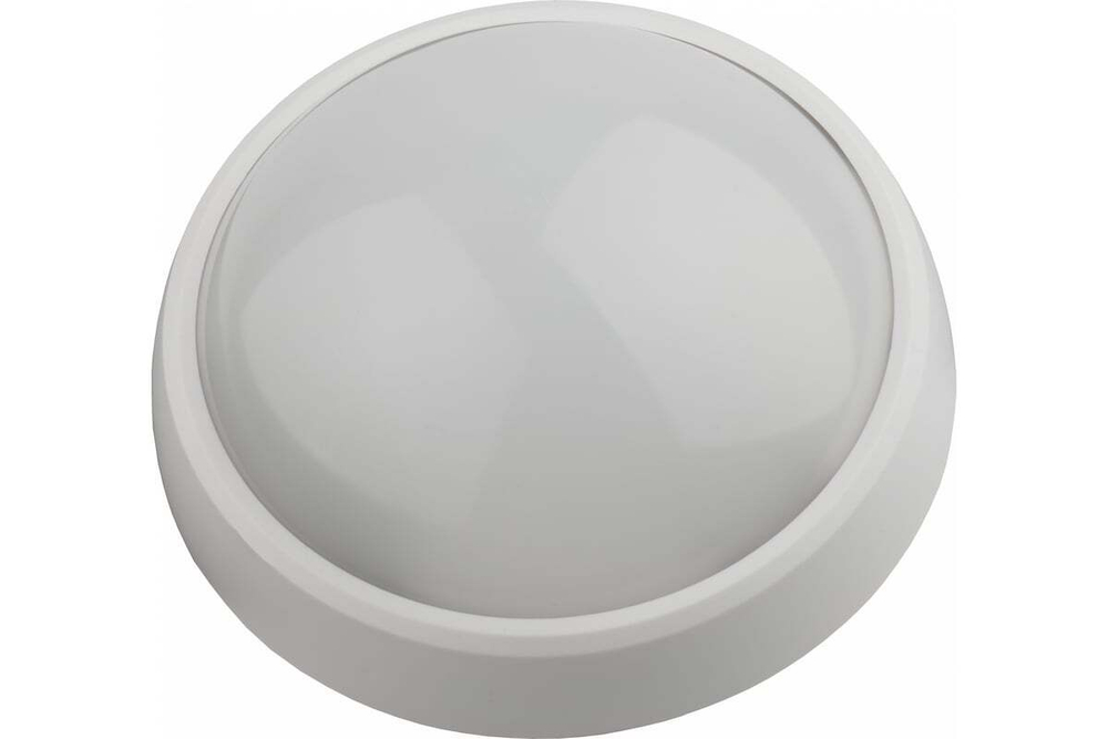 Светильник LED ДБП ЖКХ 8Вт 640Лм 4000К D180 Круг IP54 SPB-1-08-MWS (W) с датчиком движения IK08 антивандальный ЭРА