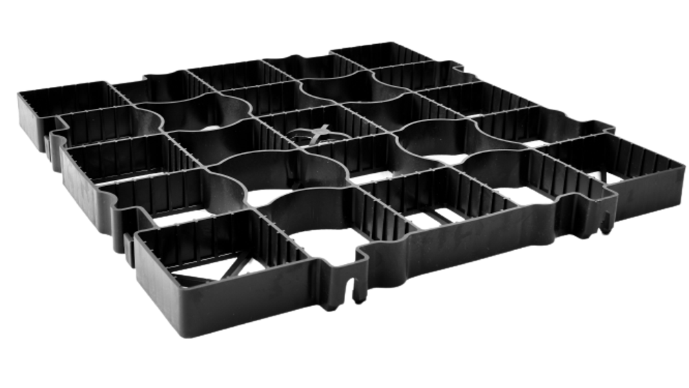 Газонная решетка ECOGRID 33 (цвет: чёрный), м2