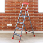 Стремянка 4 ступ, 150 кг, с широк ступ, 0.84 м до платформы, Nika, ННСУ4