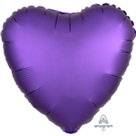 Шар фольгированный Сердце 43 см (Фиолетовый)