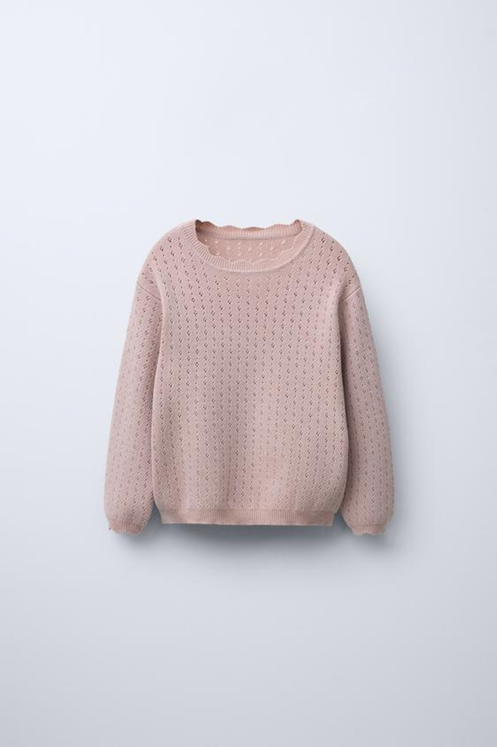 ZARA СВИТЕР С ЦВЕТОЧНЫМ ПРИНТОМ И БАНДАНОЙ, ПУДРОВО-РОЗОВЫЙ