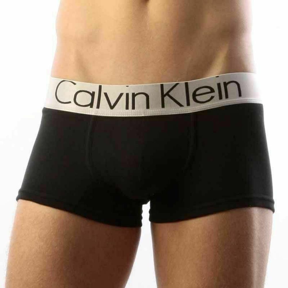 Мужские трусы боксеры хлопковые черные Calvin Klein Boxer Black