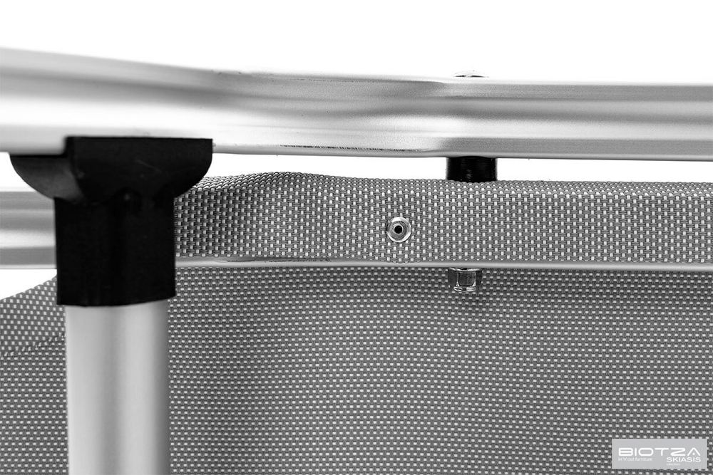 Шезлонг Biotza Dias алюминиевый, серый