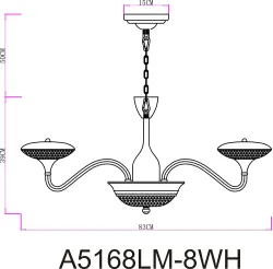 Подвесная люстра Arte Lamp BERN