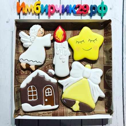 Имбирные пряники Рождество