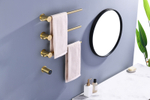Полотенцесушитель электрический, встроенный Saona 030/17SM Золото матовое