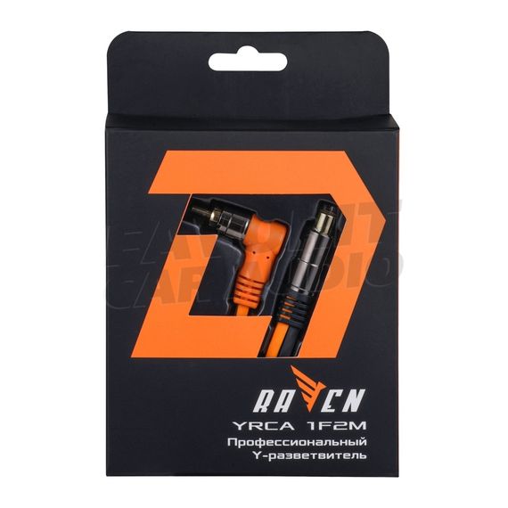 Y-коннектор DL Audio Raven YRCA 1F2M (AMP)