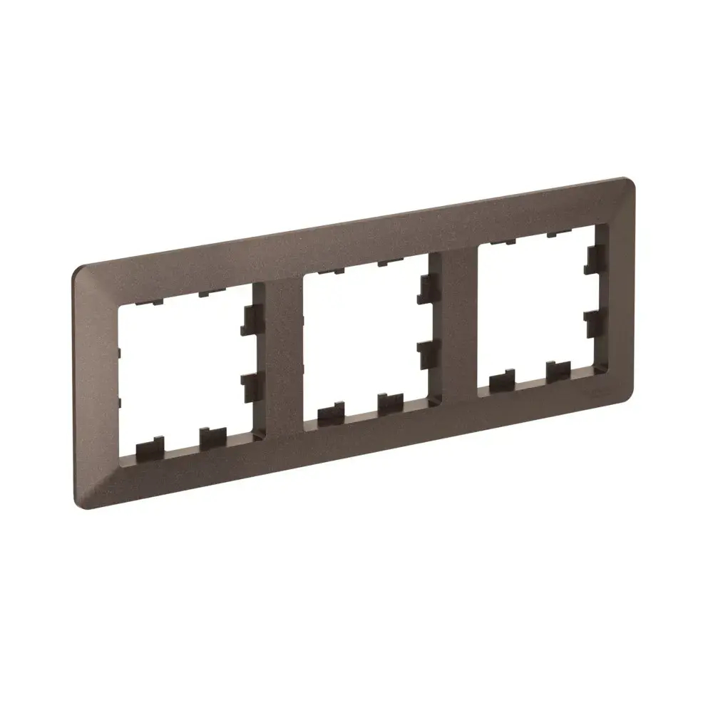 ATLASDESIGN AIR 3-постовая РАМКА, МОККО/дымчатый черный